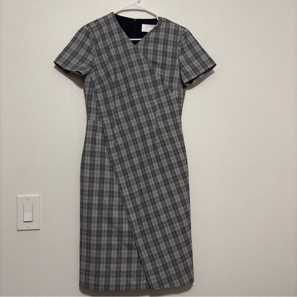 Hugo Boss Gray Plaid Mini Dress - Picture 7 of 15